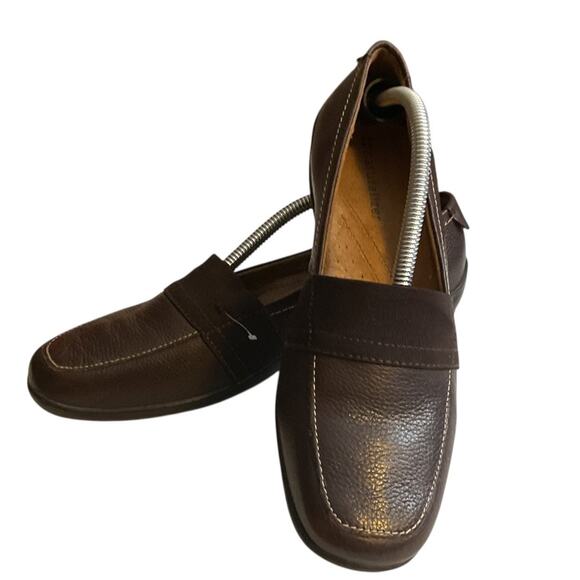 Naturalizer Shoes Fairlee Loafers Flats Brown Leather Slip On SZ 7M - Picture 7 of 11